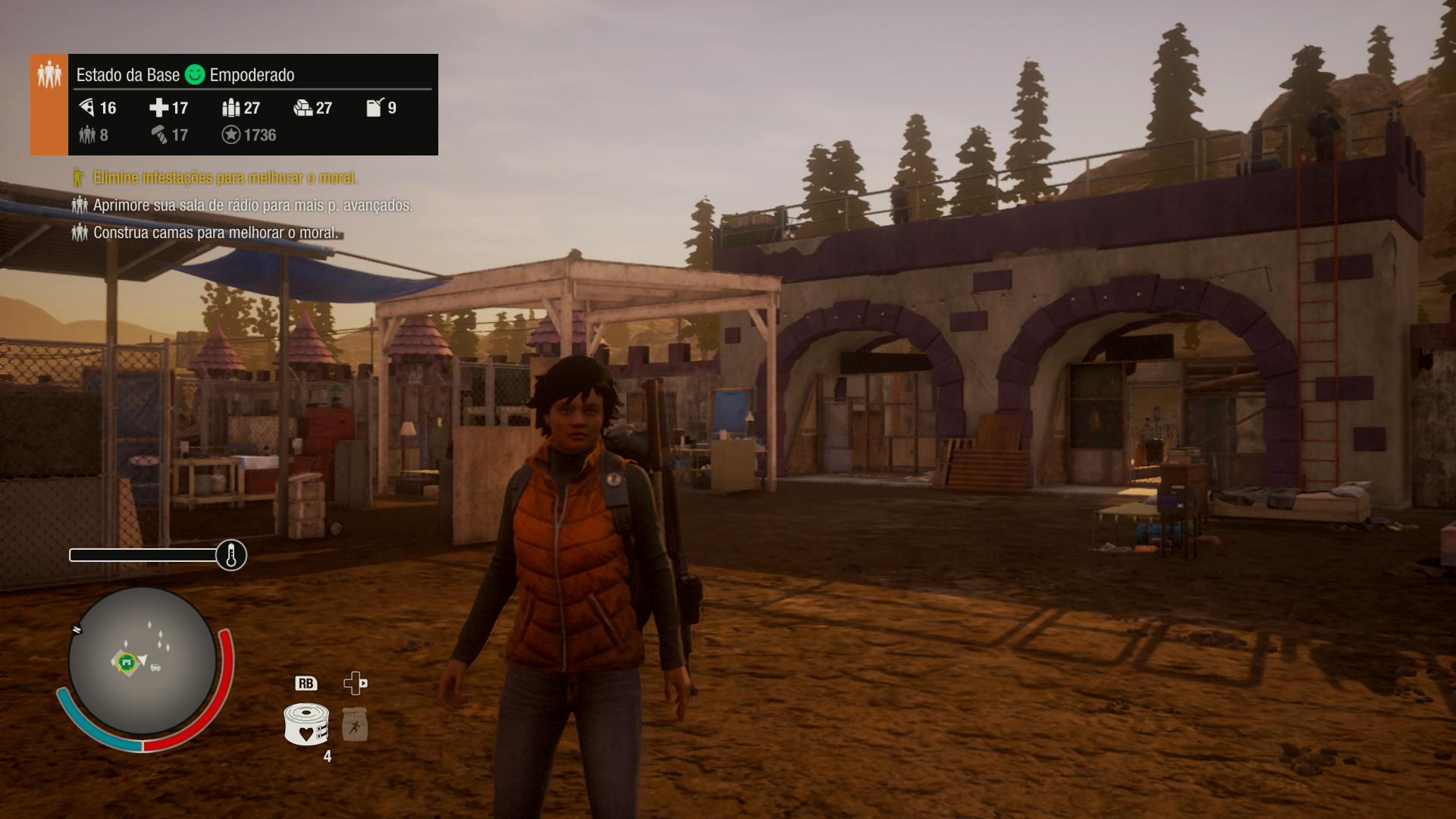 State of Decay 2 - Como melhorar a tua Base